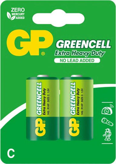 Genius Pack Цинкови Батерии C 1.5V 2 Броя