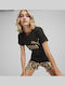 Women's Athletic T-shirt Animal Print Top