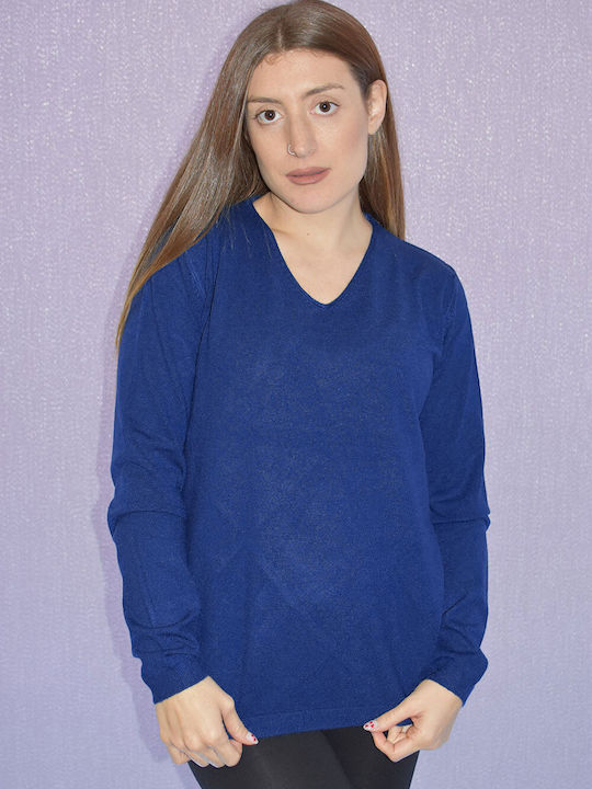Raiden Women's Long Sleeve Sweater Blue