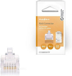 Nedis CCGB89301TP Stecker RJ-45 10 Stück