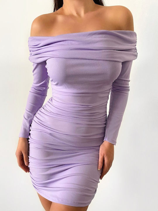 DOT Mini Rochie de Seară purple