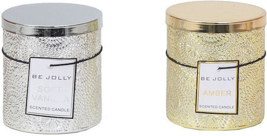 Espiel Aromatic Candle Jolly in Metal Box Silver 200g Various Colors