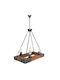 Πολυέλαιος με Ξύλο W-062785214LI/4