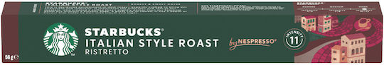 Starbucks Capsules Espresso Italian Style Compatible with Machine Nespresso 10caps,tobolek