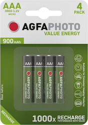 AgfaPhoto AAA 900mAh 1.2V 4τμχ