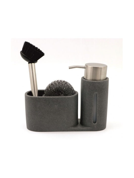 Inter Ceramic Dispenser Kitchen Ceramic Gray