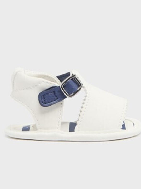 Mayoral Baby Sandals White Sailor