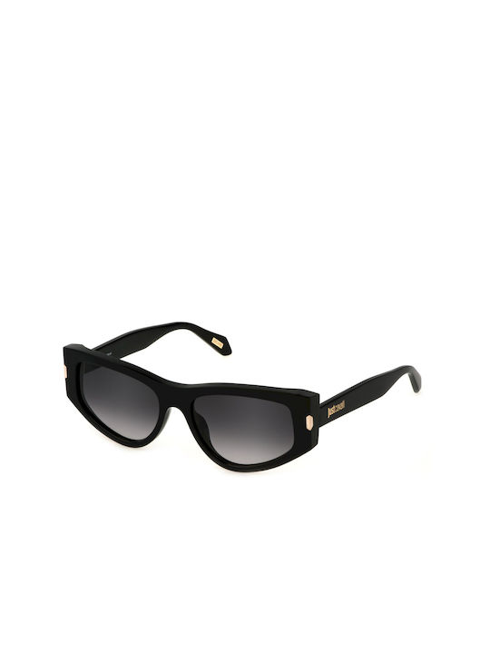 Just Cavalli Women's Sunglasses with Black Plastic Frame and Black Gradient Lens SJC034 0700