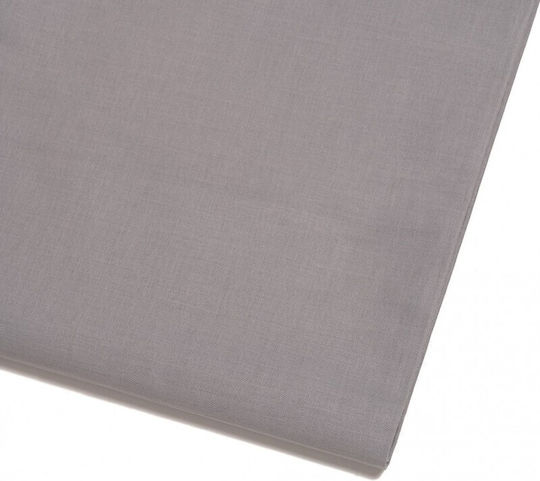Melinen Σετ Σεντόνια Μονά με Λάστιχο Βαμβακερά Light grey 100x200cm 3τμχ