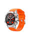 Aoke K52 Smartwatch με Παλμογράφο (Ασημί)
