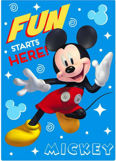 Disney Blanket Mickey Mouse Only One Navy Blue 100x140cm Disney Blanket Mickey Mouse Only One Navy Blue 100x140cm
