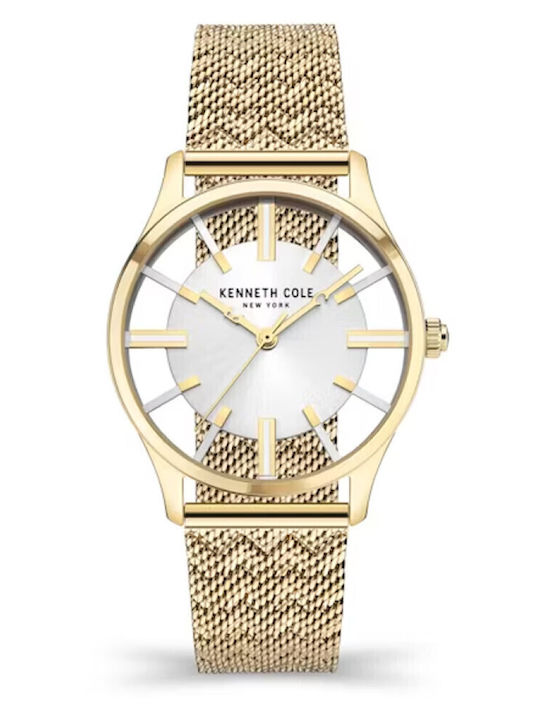 Kenneth Cole Ρολόι Μπαταρίας με Μεταλλικό Μπρασελέ