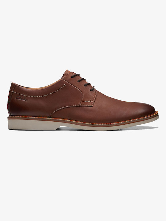 Clarks Atticus Δερμάτινα Ανδρικά Casual Παπούτσ...