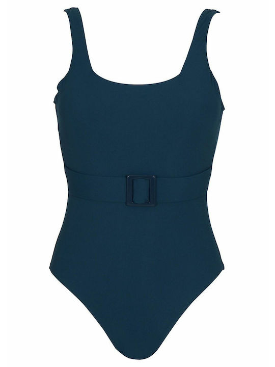 G Secret One-Piece Swimsuit with Padding Petrol