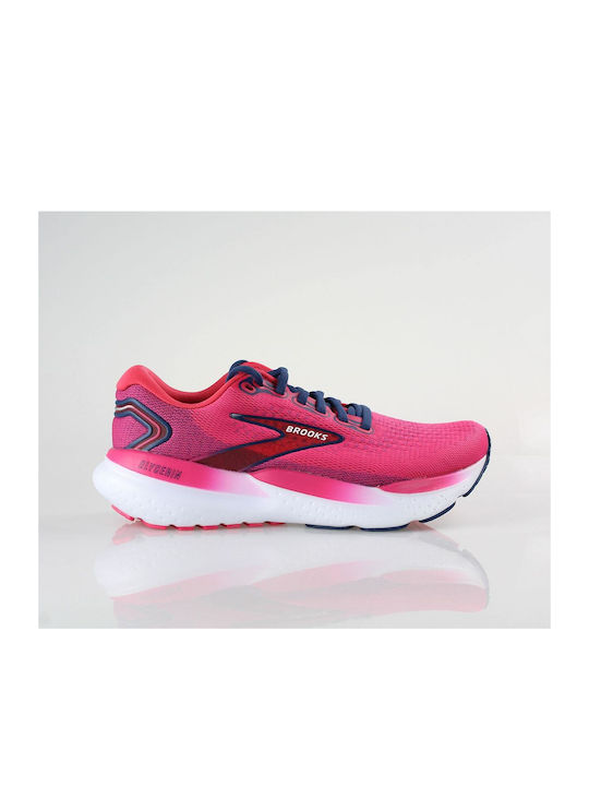 Brooks Glycerin 21 Γυναικεία Αθλητικά Παπούτσια Running Ροζ