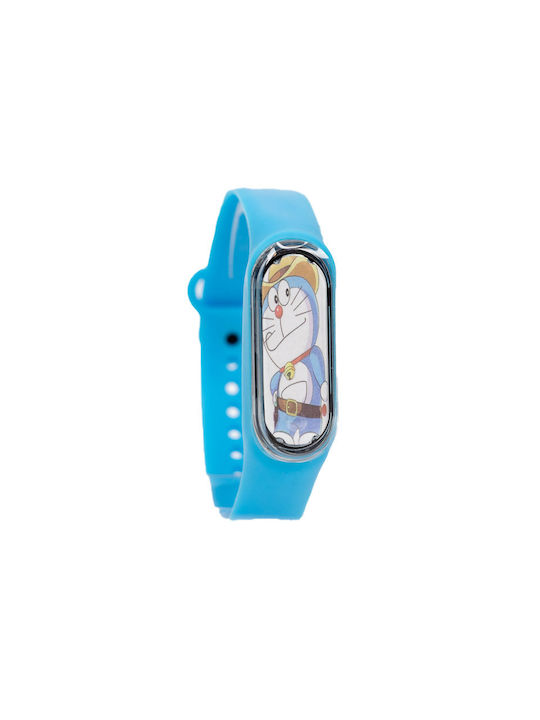 Παιδικό Ψηφιακό Ρολόι με Λουράκι από Καουτσούκ/Πλαστικό Μπλε