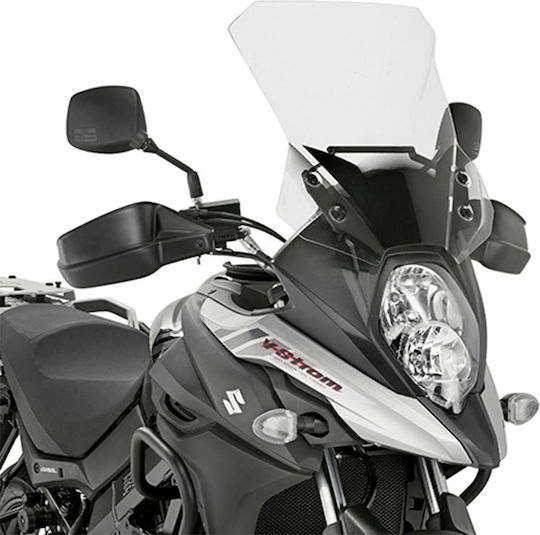 Kappa Moto Motorcycle Windshield & Windscreen Transparent Visor for Suzuki DL 650 V-STROM 2017-2023 KD3112ST