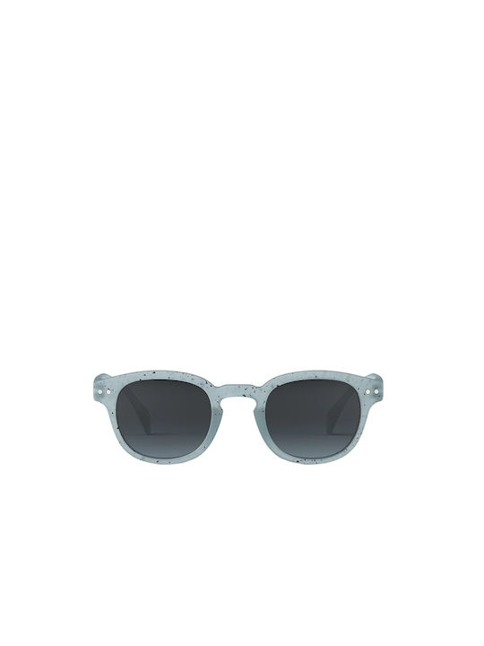 Izipizi Sunglasses with Blue Plastic Frame and Black Lens