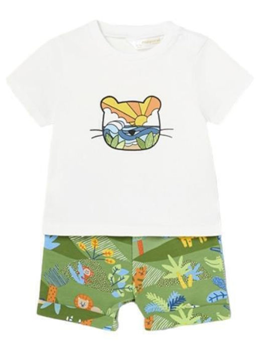 Mayoral Kinder-Set mit Hose Sommer 2Stück White