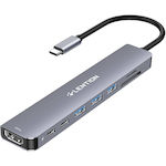 Lention USB-C Docking Station mit HDMI 4K PD Gray (CB-TP-CE18sHCRGRY)