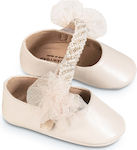 Babywalker Ecru Baptism Leather Pumps