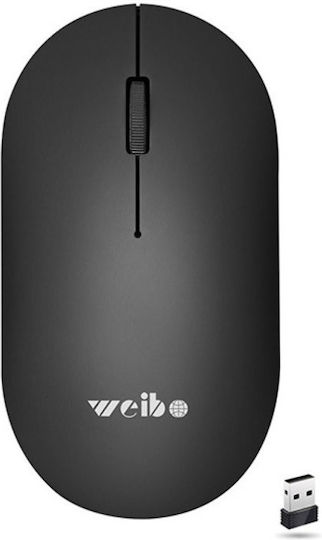 Weibo RF-6500 Ασύρματο Bluetooth Ποντίκι Μαύρο