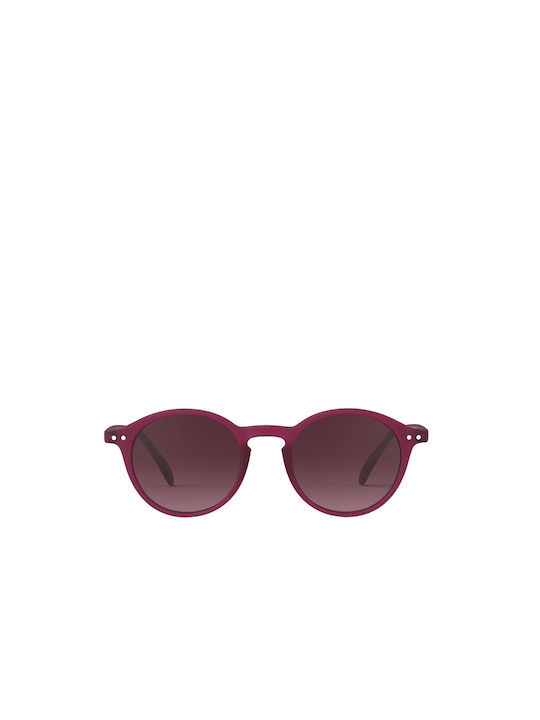 Izipizi D Sunglasses with Purple Plastic Frame and Purple Lens