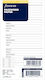 Filofax Personal Carnet 20 Foi cu Pagini Albe Alb