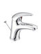 Inter Ceramic Icf Mixing Sink Faucet Silver
