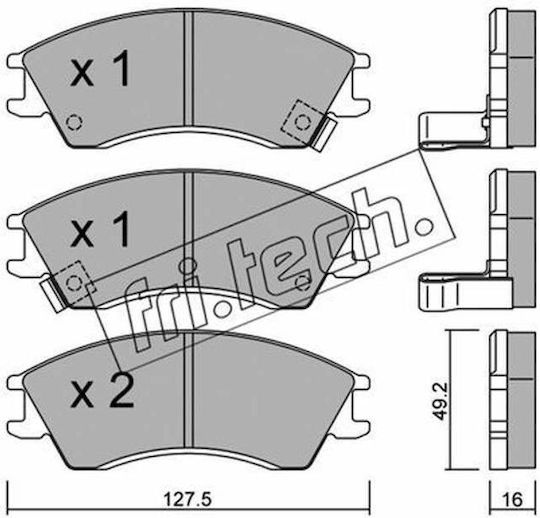 Σετ Τακάκια για Subaru Justy