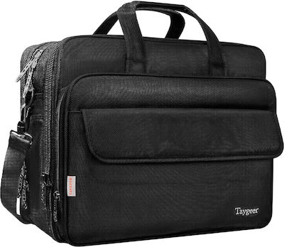 Waterproof Shoulder / Handheld Bag for 17" Laptop Black 6612