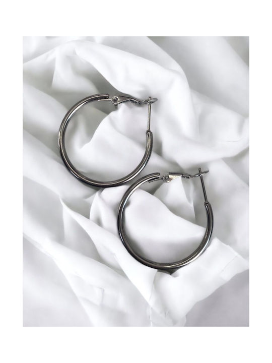 Earrings Hoops made of Steel