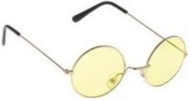 Yellow Carnival Glasses