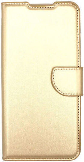 Buch Leder Gold (Nokia C31 Realme C31)