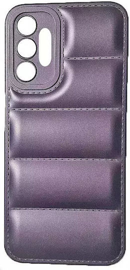 Puffer Back Cover Μεταλλικό Μωβ (Galaxy A13 4G)