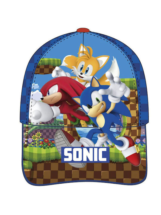 Sonic Παιδικό Καπέλο Jockey Υφασμάτινο Πολύχρωμο