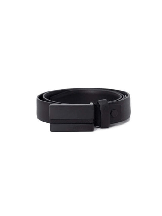 Antony Morato Men's Leather Belt Black