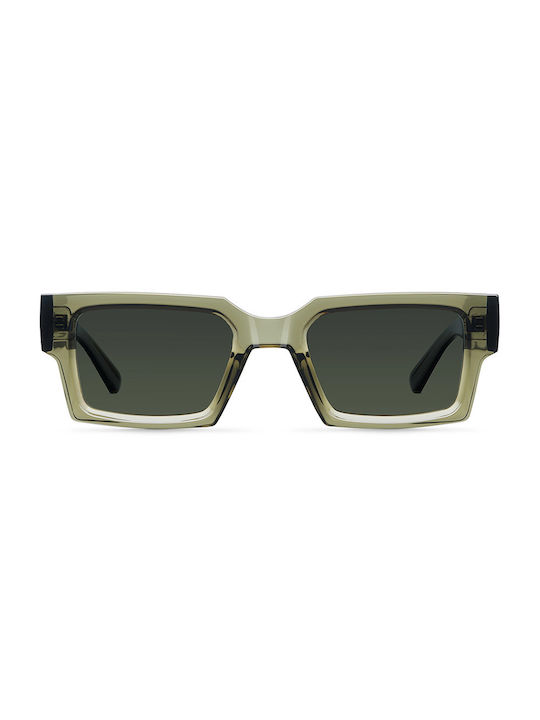 Meller Sonnenbrillen mit Grün Rahmen und Grün Polarisiert Linse TI-STONEOLI