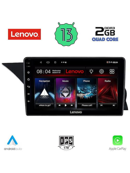 Lenovo Car-Audiosystem für Mercedes-Benz GLK 2008-2012 (Bluetooth/USB/AUX/WiFi/GPS/Apple-Carplay/Android-Auto) mit Touchscreen 9"