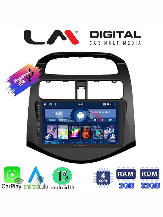 LM Digital Автомобилна Аудио Система За Chevrolet Spark 2009>2016 Bluetooth USB Вграден Wi-Fi GPS Apple CarPlay Android Auto