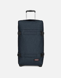 Eastpak Transit''r Großer Koffer Weich Jeanblue mit 4 Räder Höhe 83cm