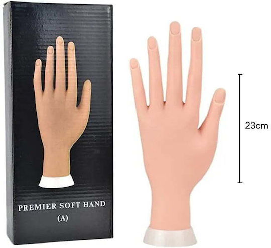 Учебна ръка за козметика Premier Soft Hand за ноктопластика