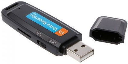 Шпионски Бръмбар Черен С капацитет 16GB
