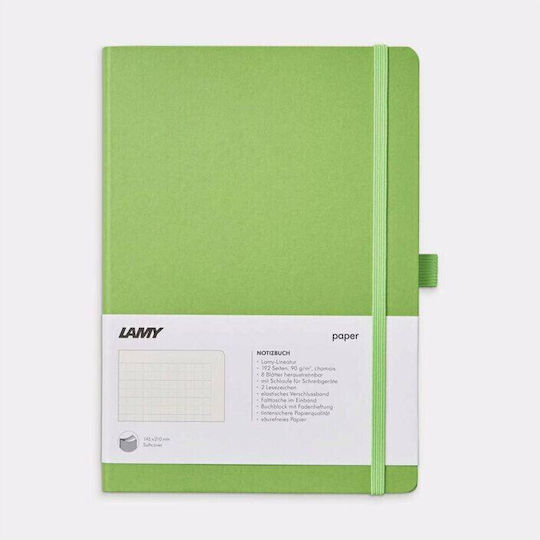 Lamy Σημειωματάριο A5 192 Φύλλων Ριγέ με Λάστιχο και Στυλοθήκη Πράσινο