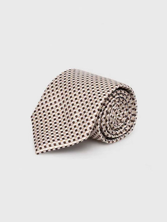 Michael Kors Men's Tie Printed in Brown Color