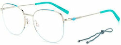 Missoni Metallischer Brillengestell