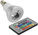 Smart Λάμπα LED 3W για Ντουί E14 RGB