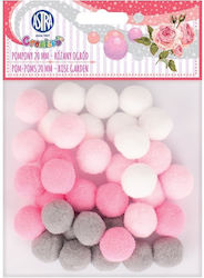 Astra Pom Pom Craft Pink