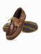 Δερμάτινα Ανδρικά Loafers σε Καφέ Χρώμα