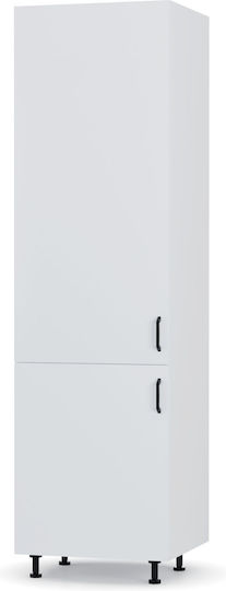 Modest Στήλη Κουζίνας Λευκό 60x57x214εκ.